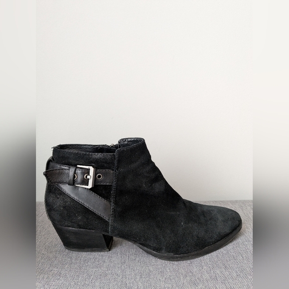 Aquatalia Farin Suede Weatherproof Ankle Boots – Black, Size 9 - Picture 7 of 13